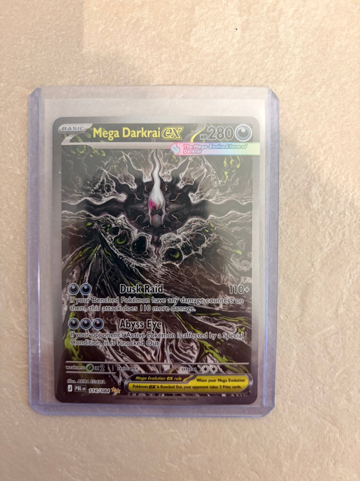 Mega Darkrai ex 116/084 Pitch Black, Ophalen of Verzenden, Zo goed als nieuw, Boosterbox