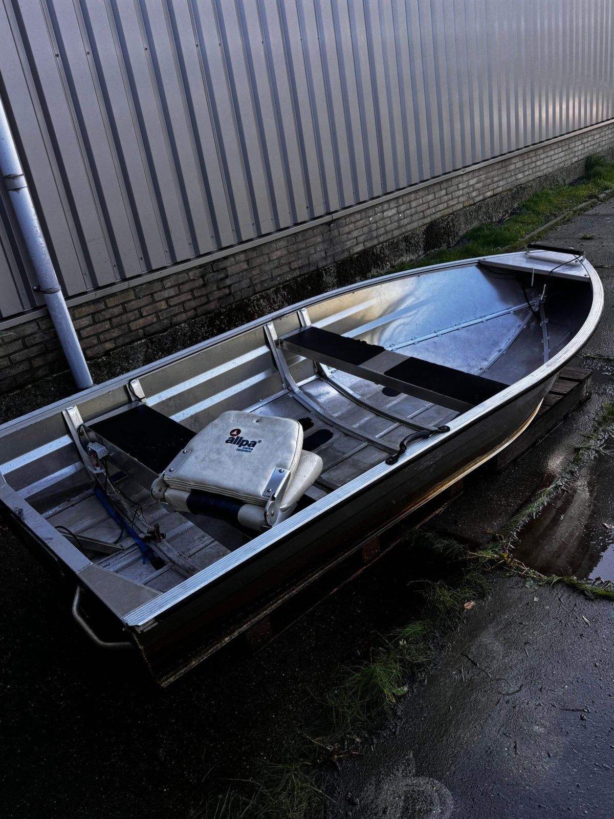 Aluminium bootje, Watersport en Boten, Ophalen, Zo goed als nieuw, Motorboot
