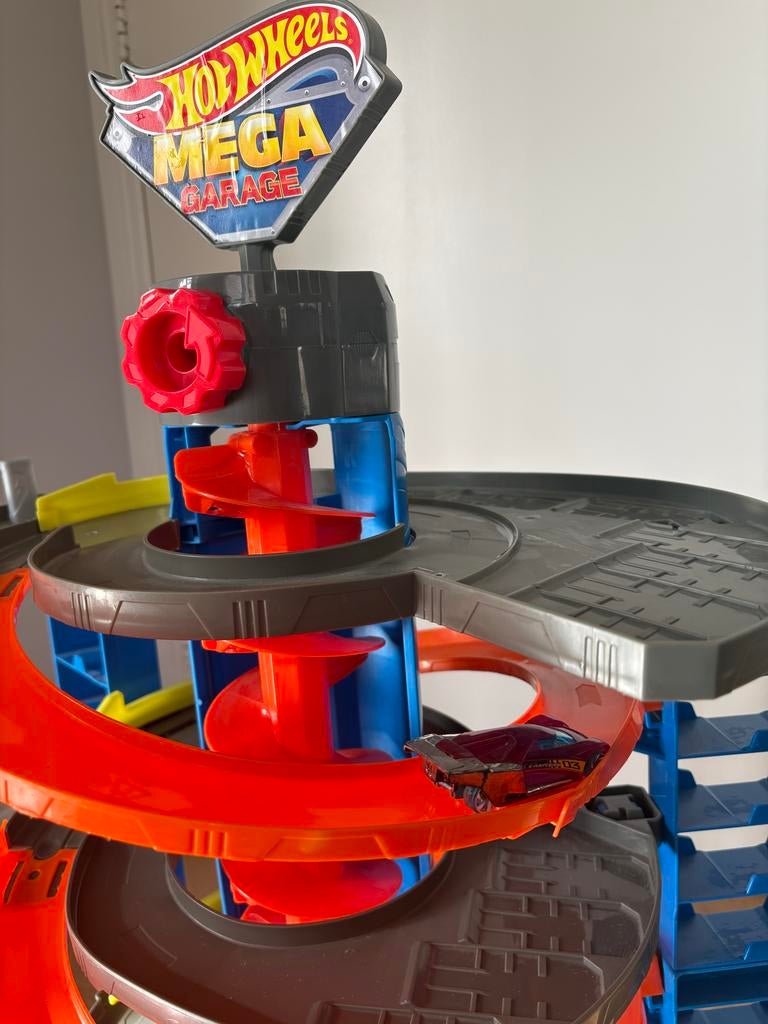 Hot Wheels Mega Garage, Ophalen of Verzenden, Gebruikt, Jongen of Meisje