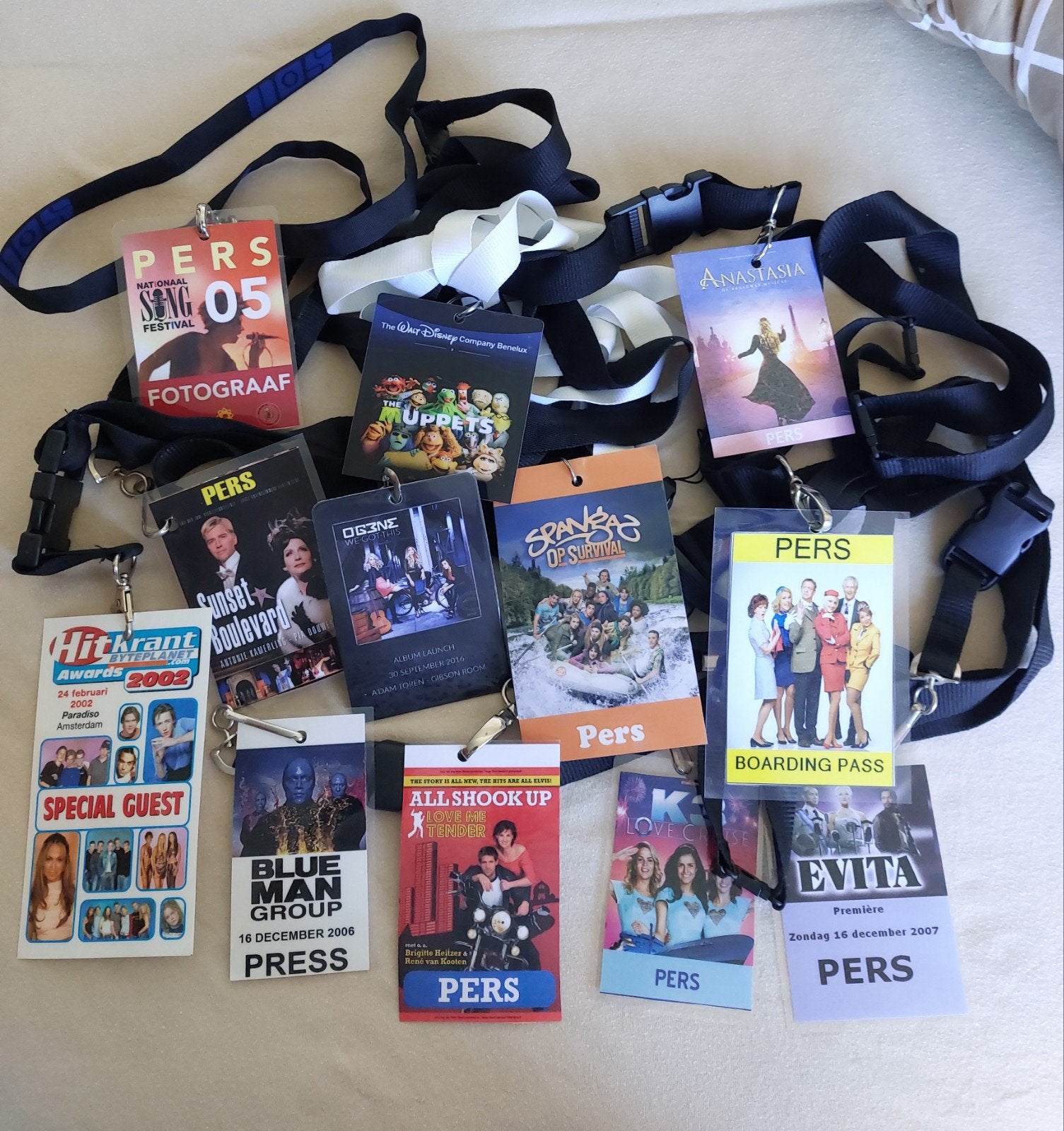 Persbandjes voor diverse evenementen, Ophalen of Verzenden