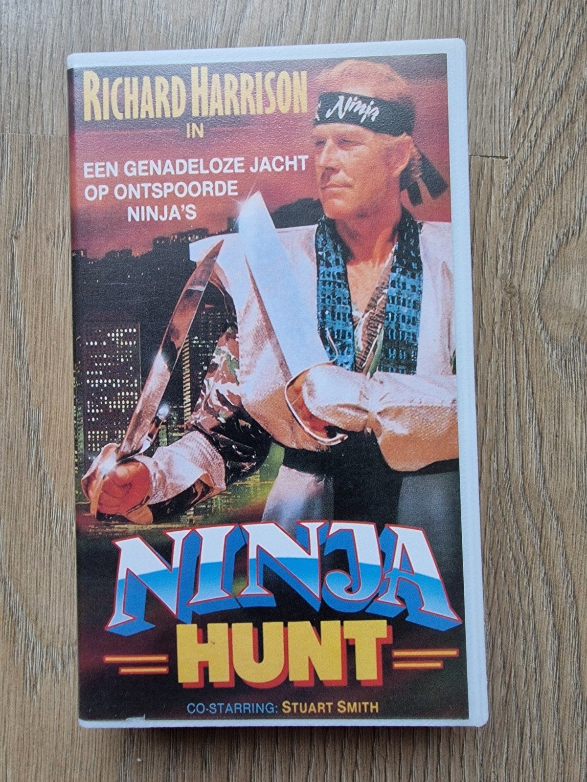 Ninja Hunt VHS - Actiethriller met Richard Harrison, Vanaf 16 jaar, Ophalen of Verzenden, Gebruikt