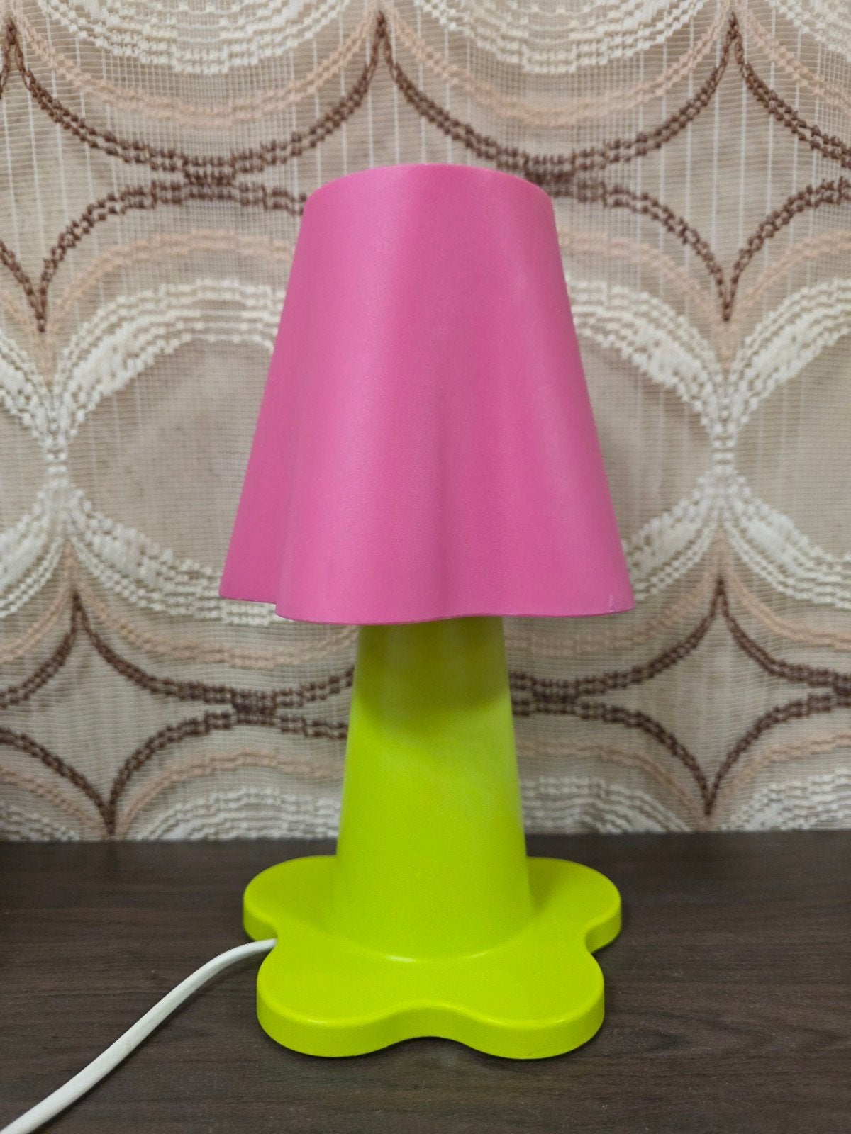 IKEA Mammut fuchsia roze bloem lamp kinderlamp, Gebruikt, Ophalen of Verzenden, Lamp, .