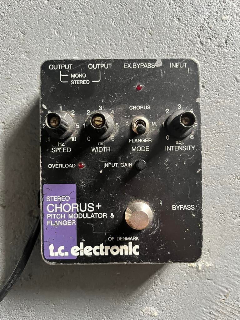 t.c. electronic chorus pitch modulator gitaar effect pedaal, Ophalen of Verzenden, Gebruikt, Chorus