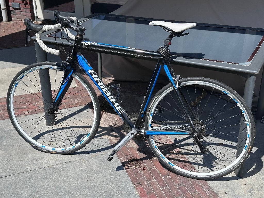 Haibike Racefiets - Zwart/Blauw, Goede Staat, 28 inch, Gebruikt, Aluminium, 57 tot 61 cm