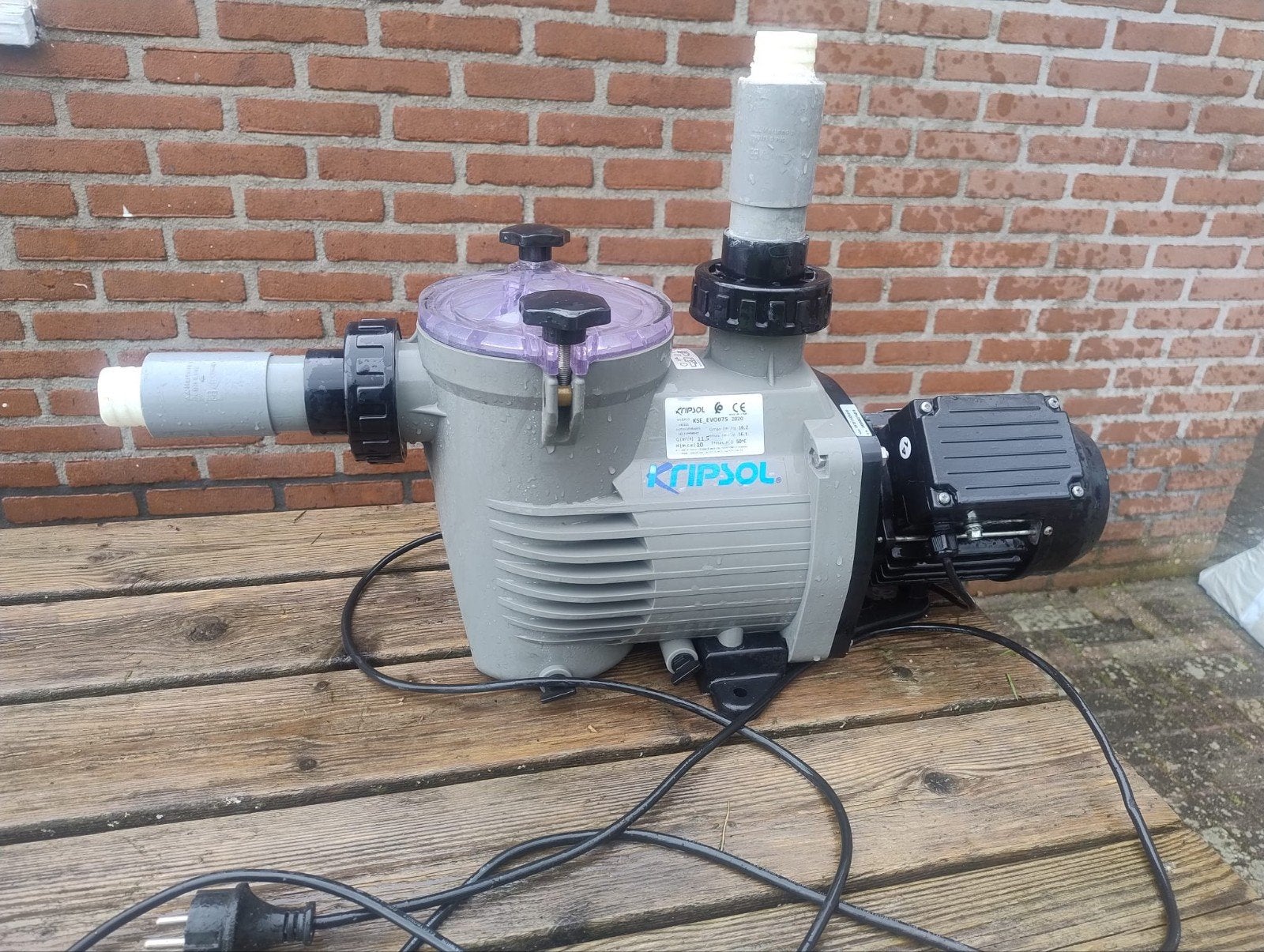 Zwembad pomp: Kripsol, KSE EVO075, Ophalen