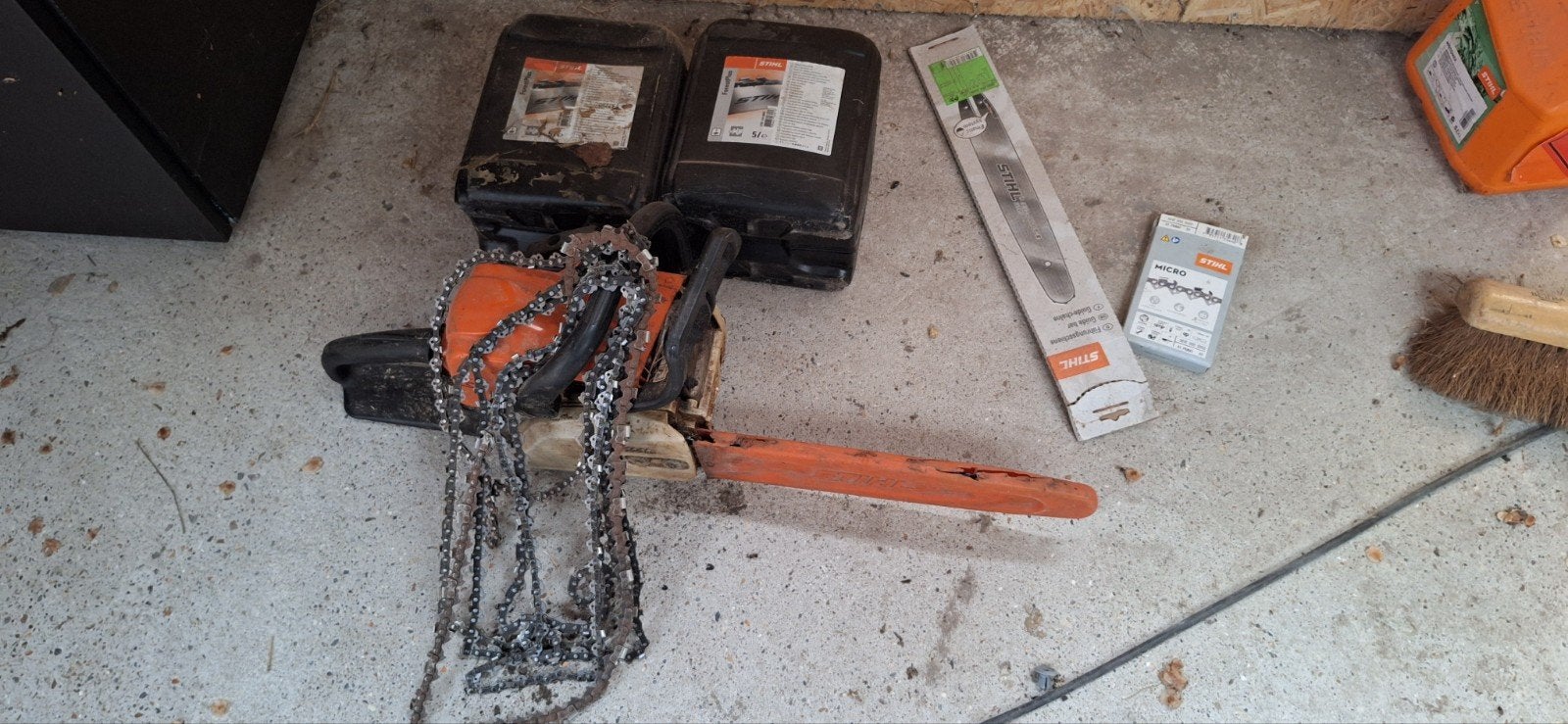 Stihl MS 170 Kettingzaag -, Stihl, Gebruikt, 70 mm of meer, Kettingzaag