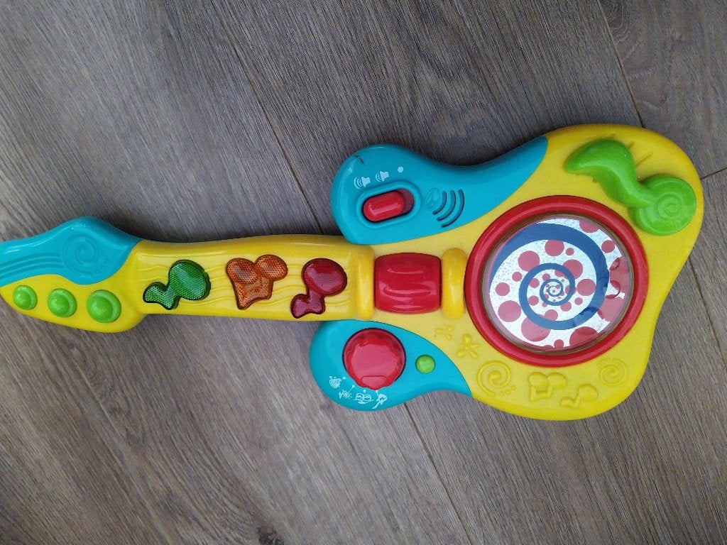 Speelgoed gitaar  met diverse muziek geluiden, Ophalen of Verzenden, Gebruikt, Overige typen, Met geluid