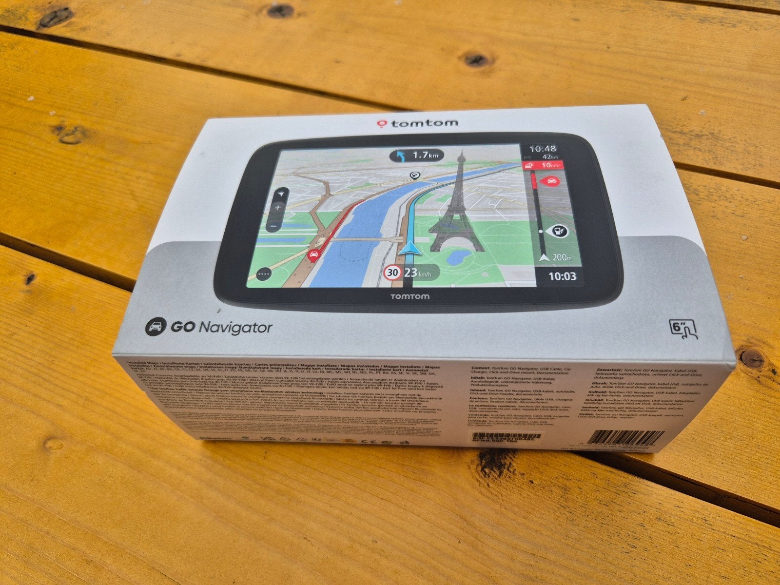 Tomtom Navigator 6" Wereld inclusief opbergtasje, Ophalen of Verzenden, Gebruikt