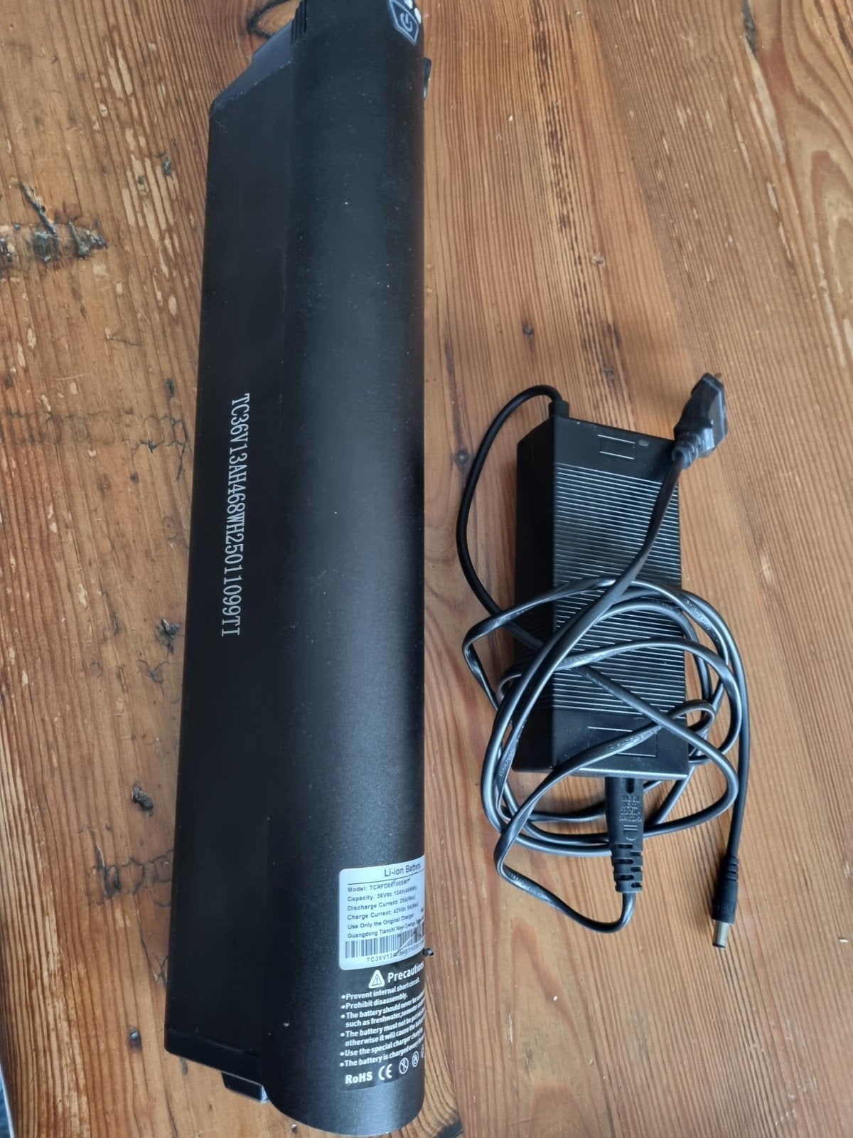 Li-ion Accu 36V 13Ah (468Wh) voor E-bike, Zo goed als nieuw