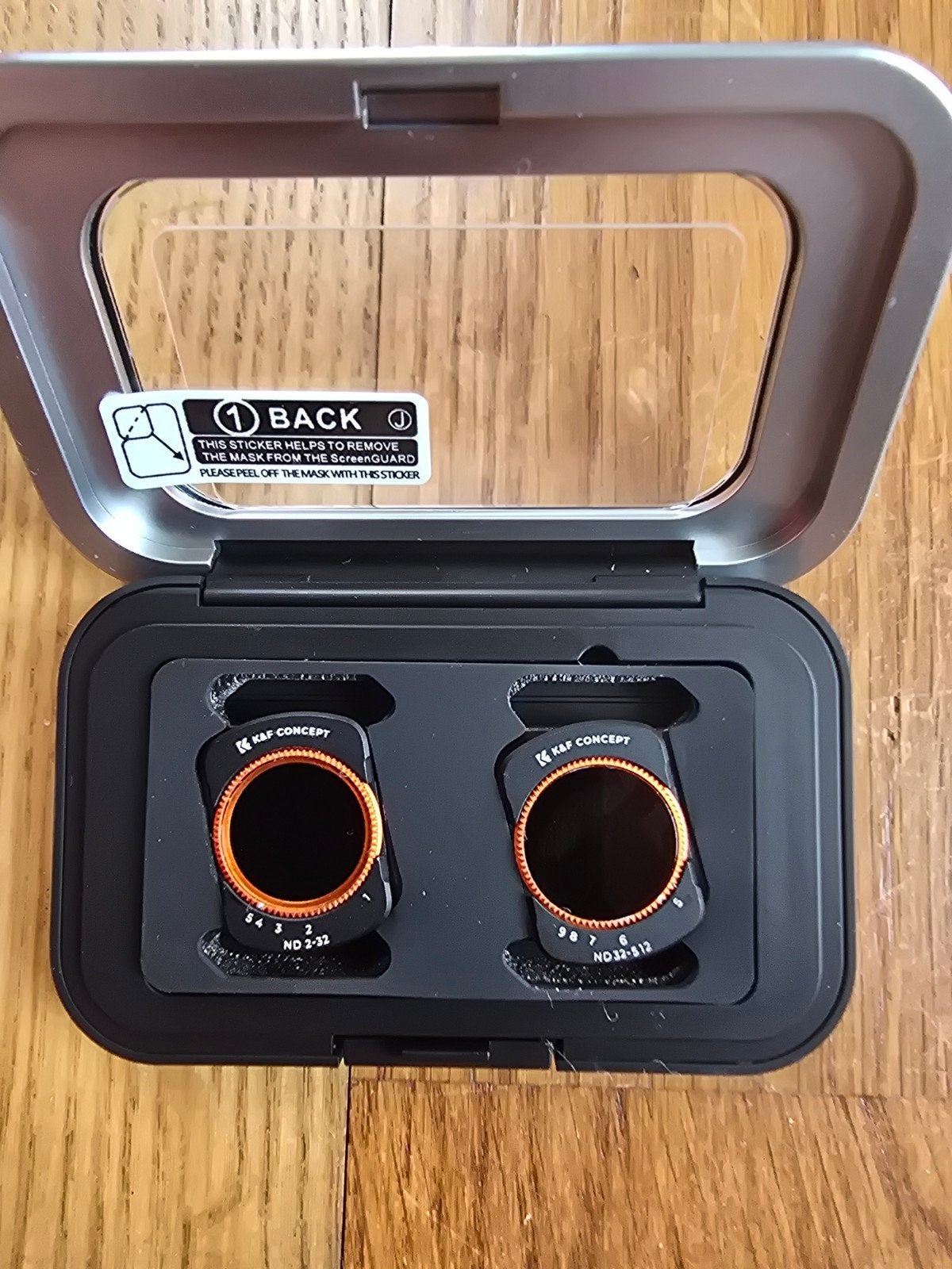 Osmo Pocket 3: K&F Concept ND-filterset (ND2-32 en ND32-512), Nieuw, Inclusief opbergcase, K&F Concept, Minder dan 50 mm