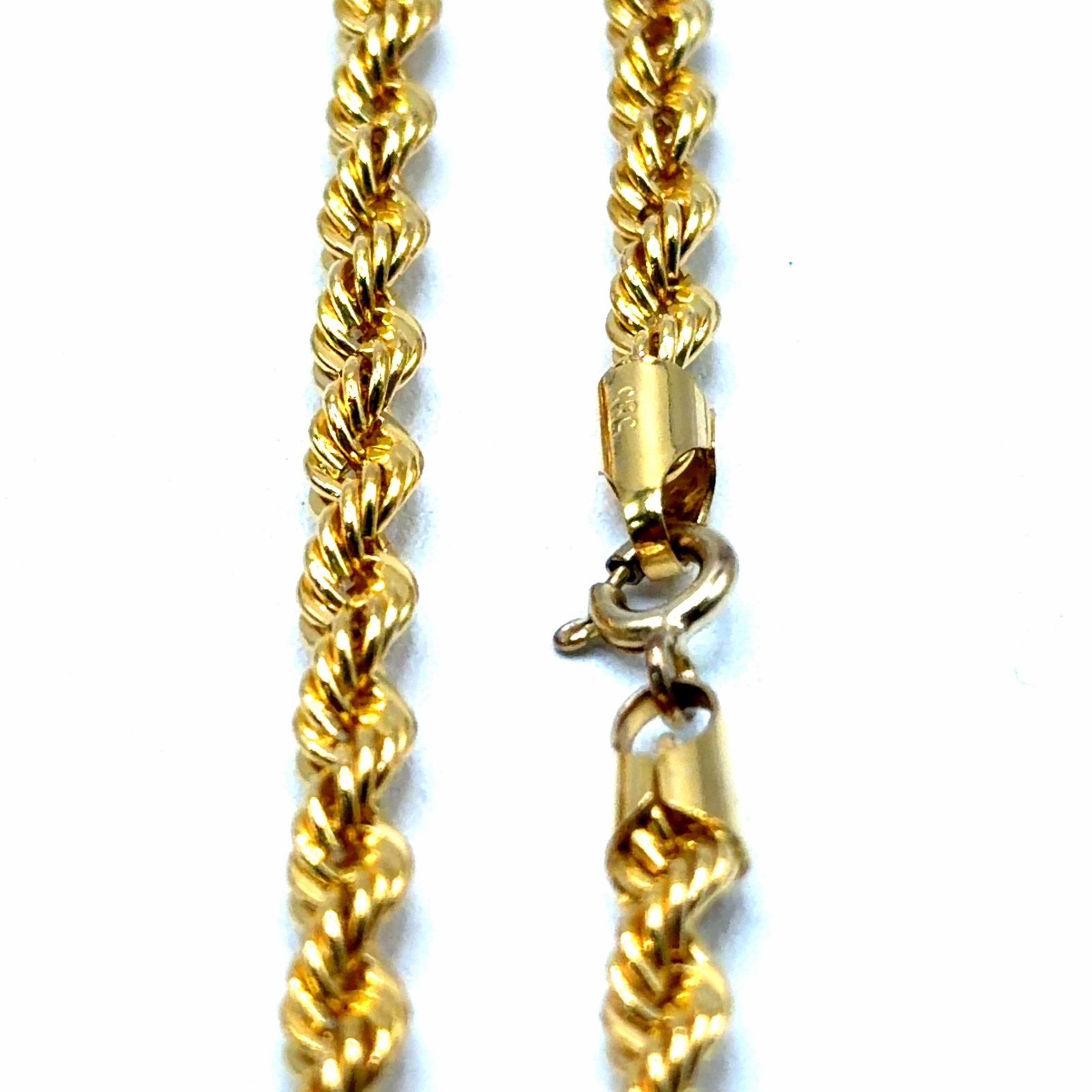 Gouden touwketting, 14K goud, W, Nieuw, Ophalen of Verzenden, W