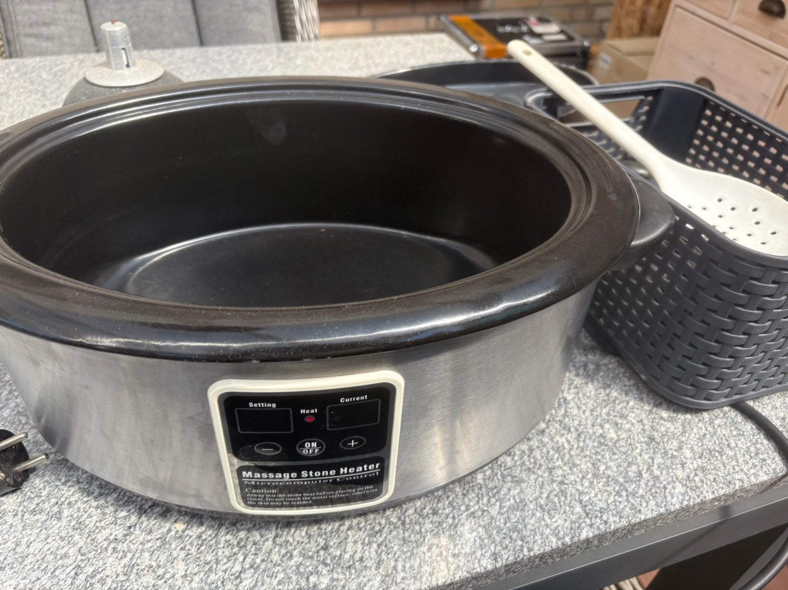 Hotstone verwarmer/pan, Ophalen, Gebruikt, Hotstone