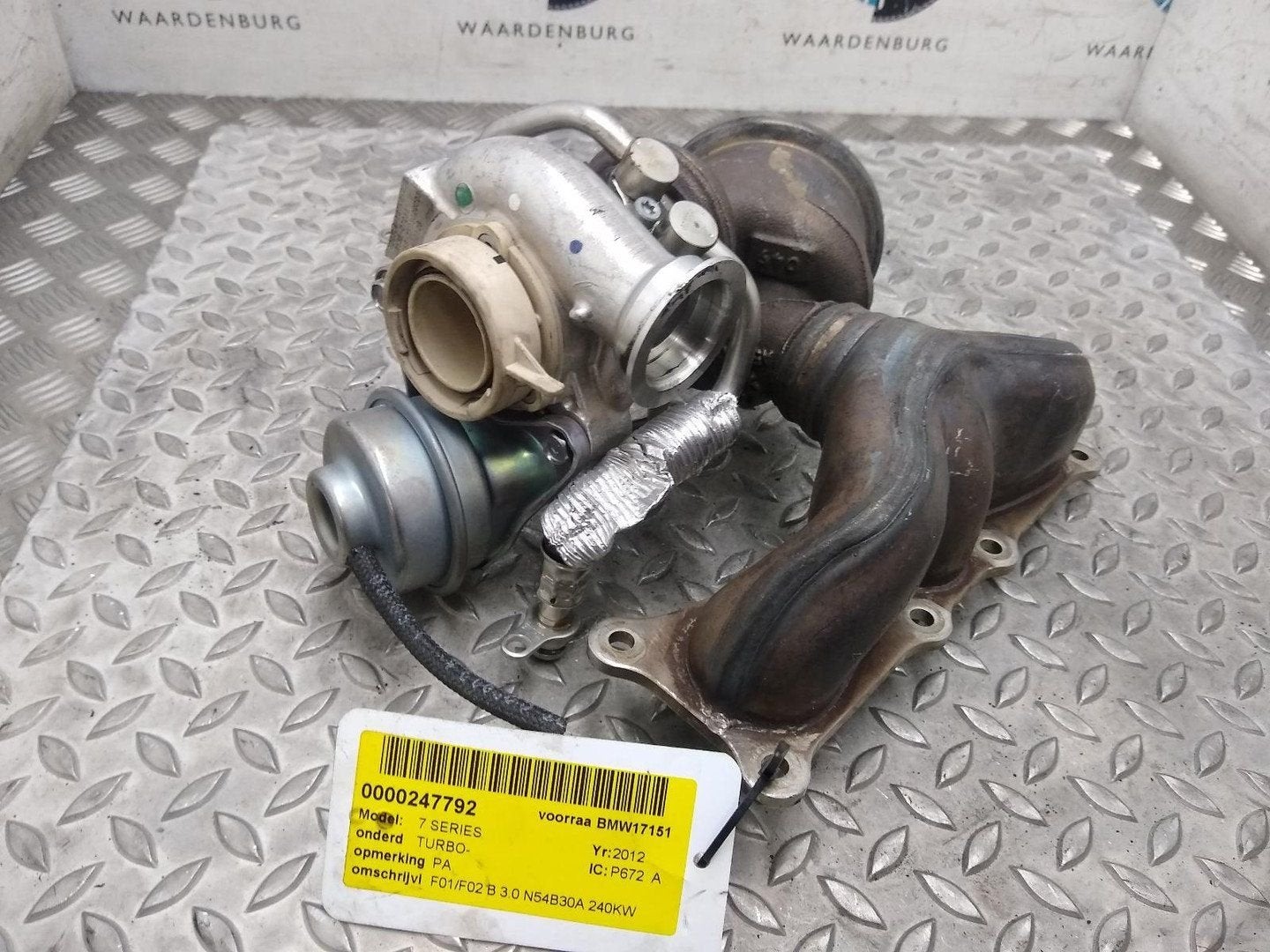 BMW 7 SERIES TURBO 2012, Ophalen of Verzenden, Gebruikt, Stiba lid