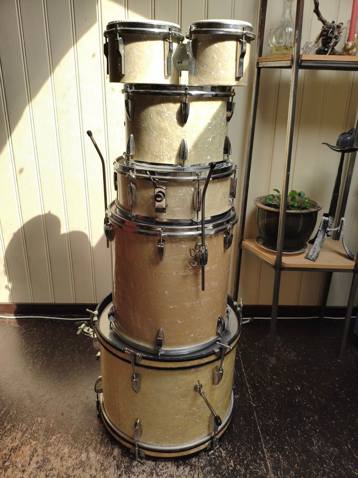 Vintage Drum Shellset, Ophalen, Gebruikt, Overige merken