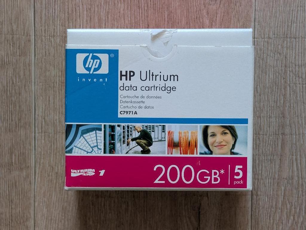 HP Ultrium 1 Data Cartridge Tapes - 200GB - 3 stuks, Ophalen, Gebruikt