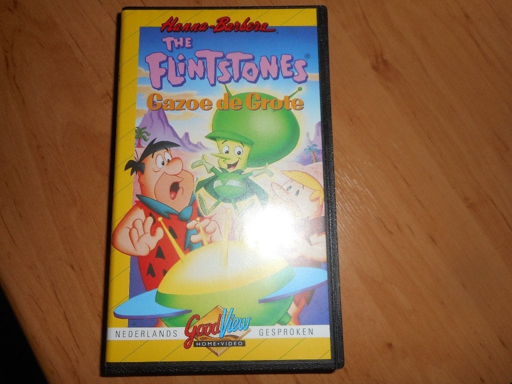DE FLINSTONES "Gazou de Grote" Leuke Tekenfilm Op VIDEO!, Cd's en Dvd's, Tekenfilm, Verzenden, Alle leeftijden, Kinderprogramma's en -films