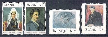 IJsland Mi nr 724-725-751-752 postfris, Verzenden, IJsland, Postfris