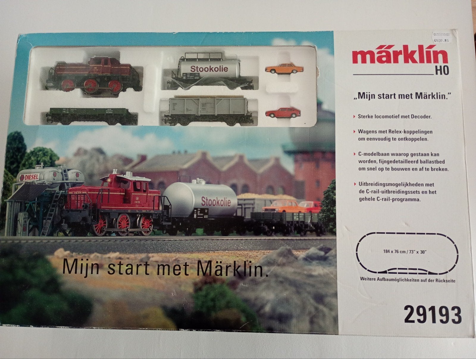 Marklin 29193 digitale/delta startset, Ophalen, Wisselstroom, Treinset, Zo goed als nieuw