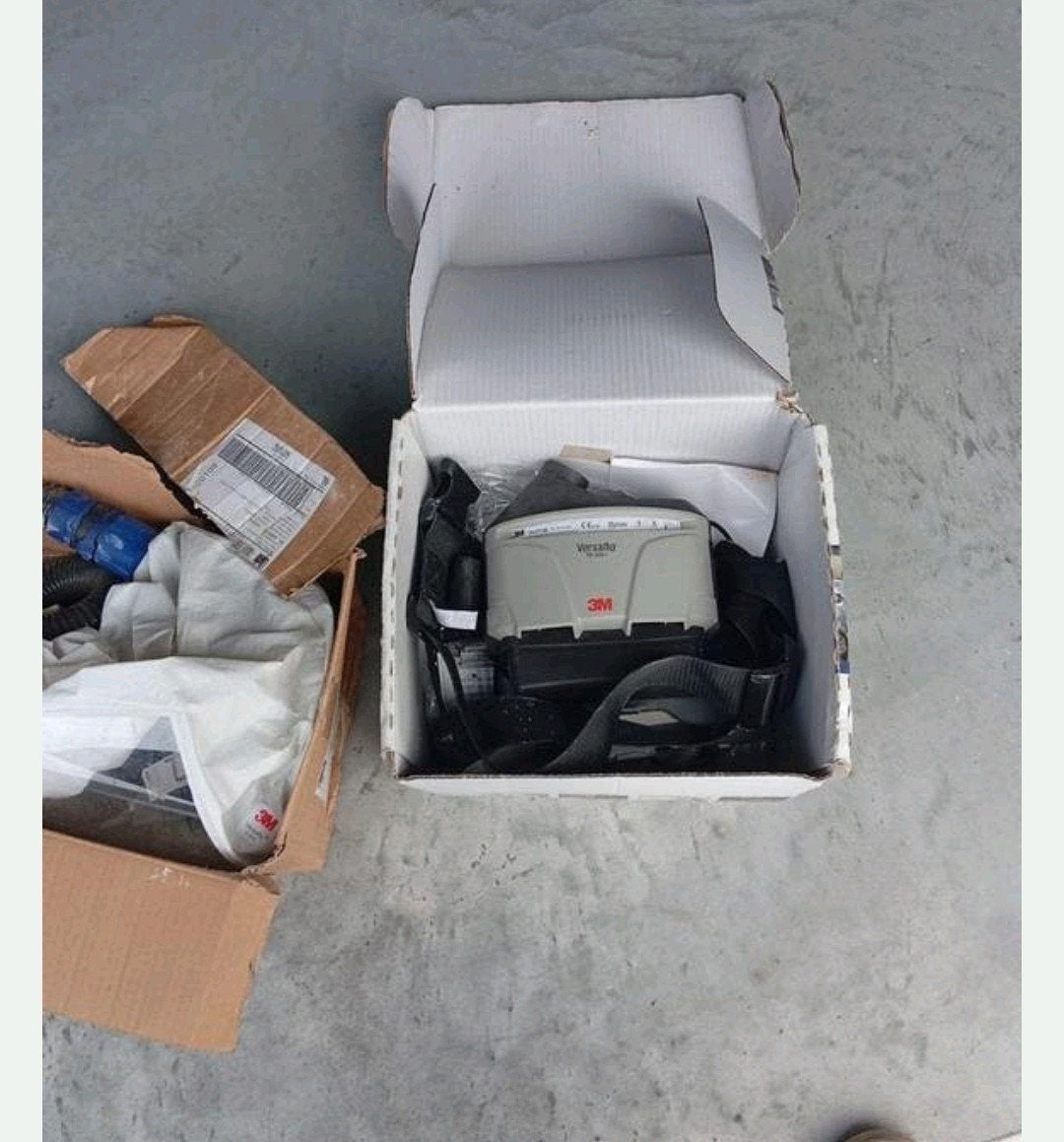 3M Versaflo TR-300 Aanblaasunit Starterspakket incl. S-133, Doe-het-zelf en Verbouw, Adembescherming, Ophalen, Zo goed als nieuw