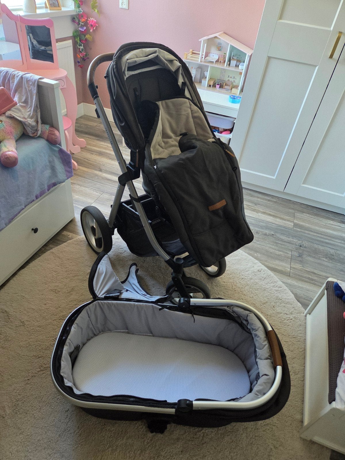 kinderwagen mutsy traveller, Ophalen, Zo goed als nieuw, Combiwagen, Mutsy