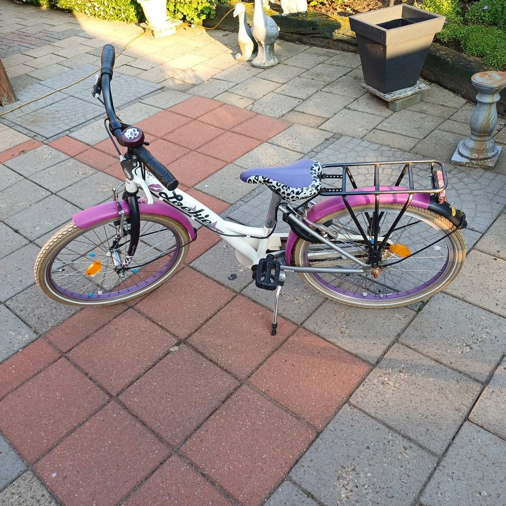 Leuke meisjesfiets 20 inch - Roze/Wit, Fietsen en Brommers, Fietsen | Meisjes, Gebruikt, 20 inch, Handrem, Terugtraprem, Ophalen