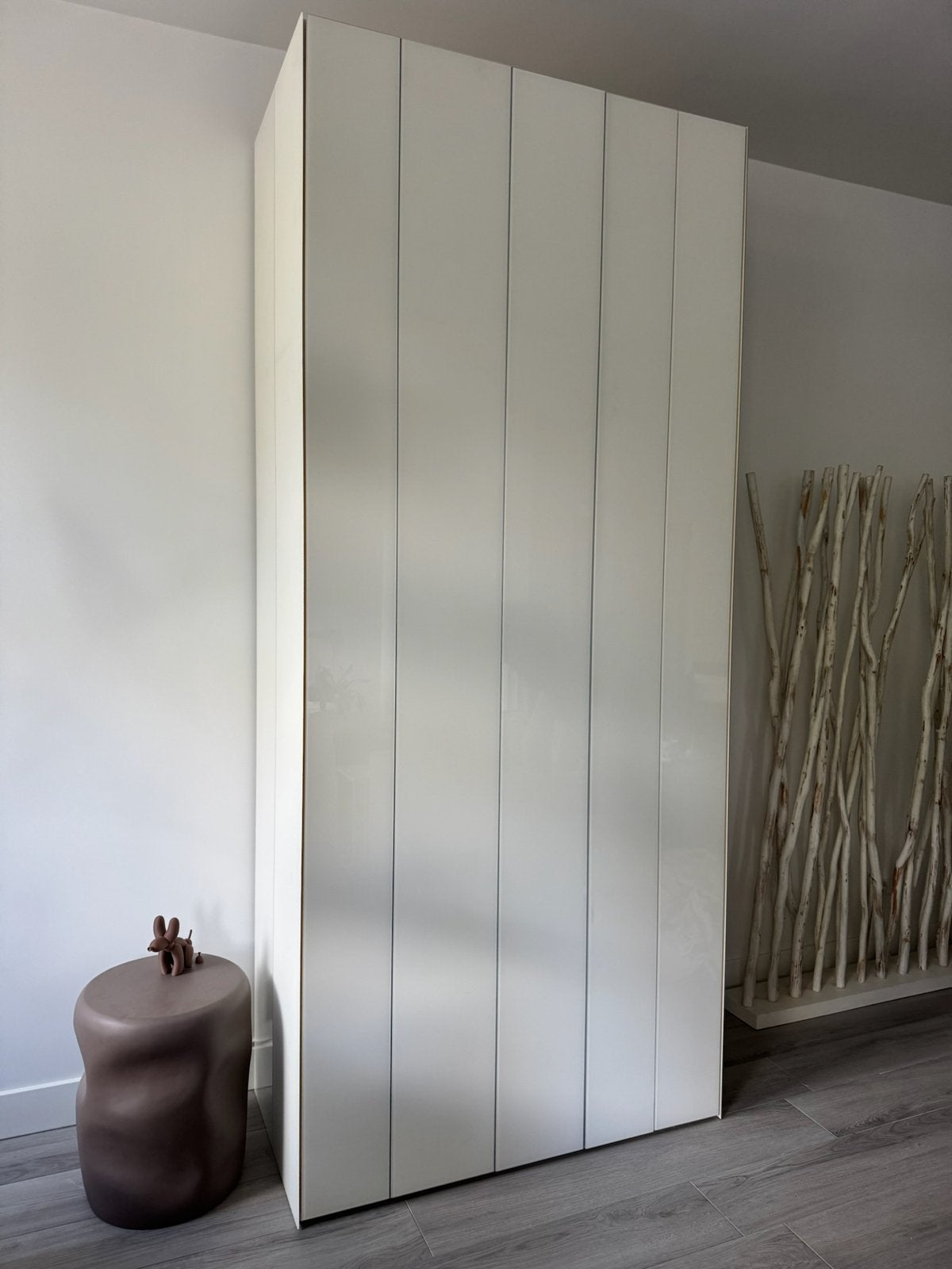 Hoge kast - Lago design - GRATIS OPHALEN, Ophalen, 150 tot 200 cm, 50 tot 75 cm, Glas