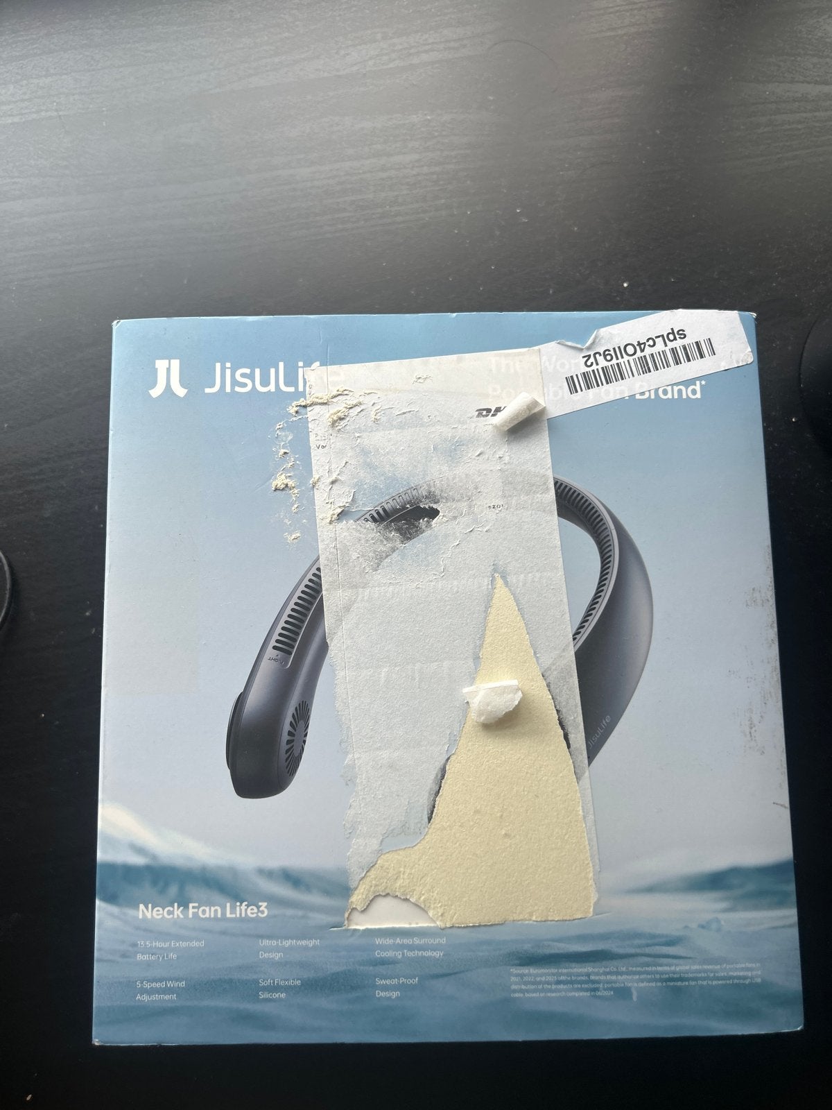 JisuLife Neck Fan Life3 - Draagbare Nekventilator, Witgoed en Apparatuur, Ventilatoren, Ophalen of Verzenden, Nieuw, Overige