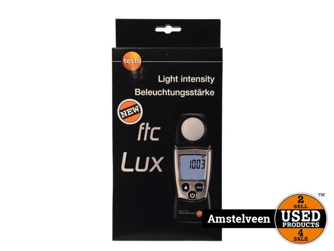 Testo 540 lichtsterktemeter | Nieuw, Testo, Nieuw, Support@testo.com, Testo AG, Testo-Str. 1, 
79853 Lenzkirch
Germany