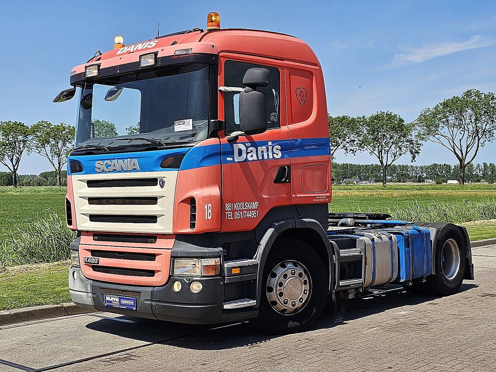 SCANIA R420 manual alcoa pto, Bedrijf, 420 pk, Euro 4, Te koop