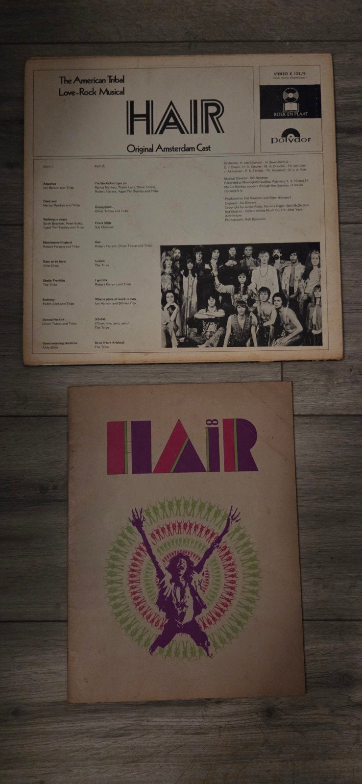 Foto 3 van The American Tribal Love-Rock Musical HAIR  Orig. Amst. Cast