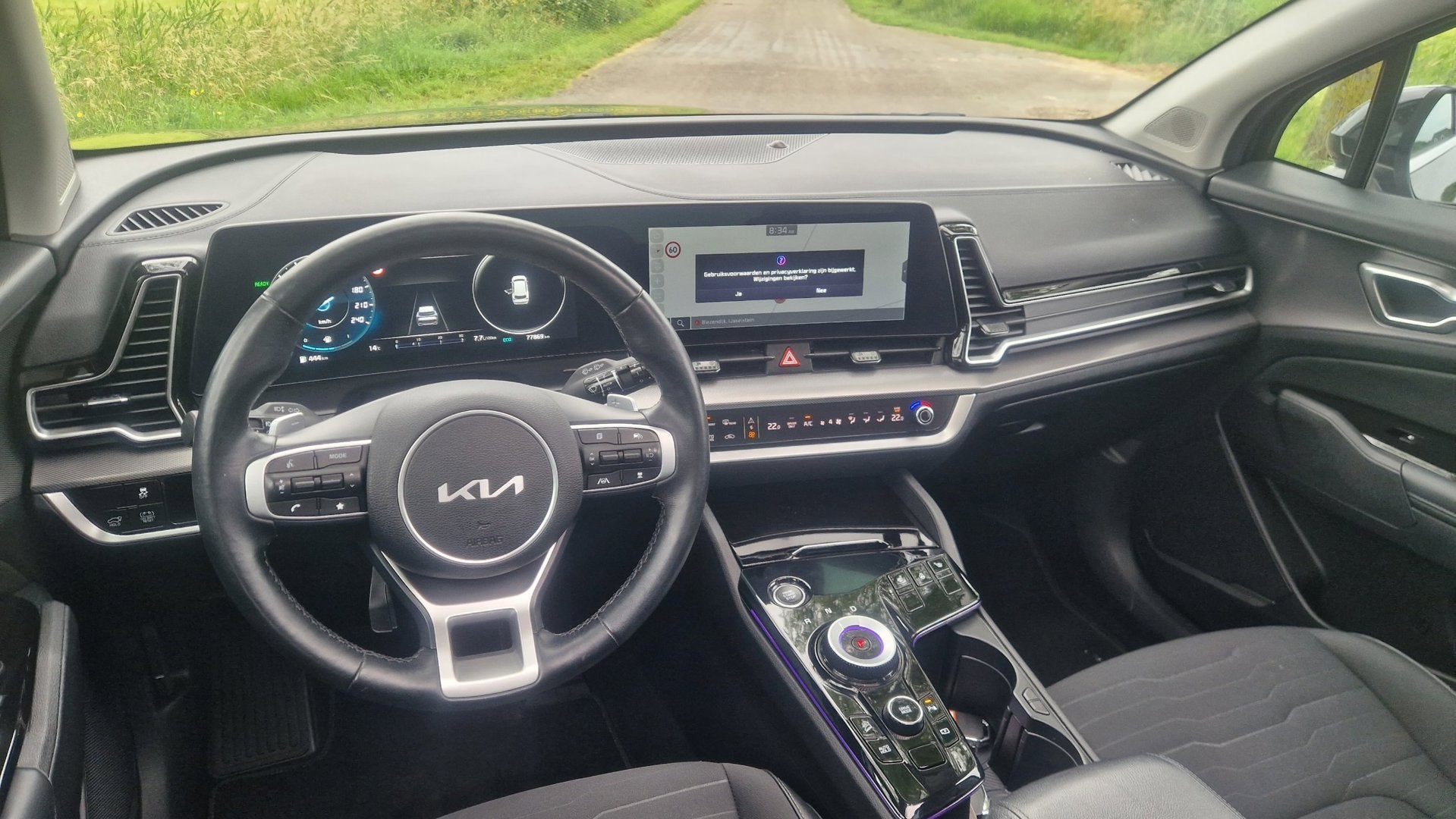 Kia Sportage 1.6 T-GDi Hybrid DynamicPlusLine, pano, 1e eig., Auto's, Dealer onderhouden, Gebruikt, Euro 6, 4 cilinders