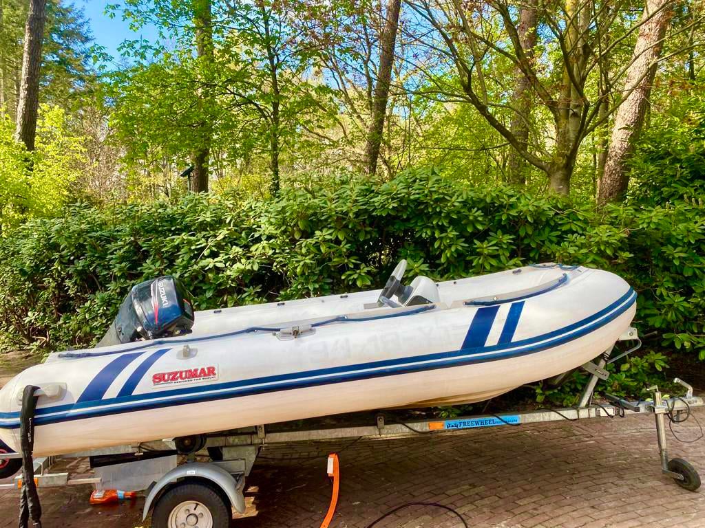 Rib rubberenboot. Zonder trailer en motor . Ophalen in Heeg, Ophalen, Gebruikt, Benzine, Aluminium