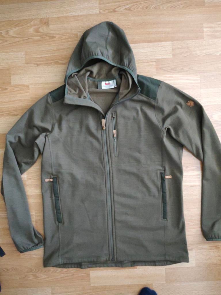 Fjällräven keb fleece hoodie maat XL, Ophalen of Verzenden, Zo goed als nieuw, Maat 56/58 (XL), Groen