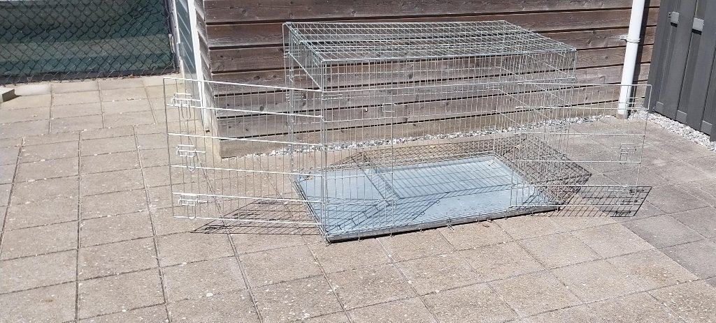 Draadkooi grote hond 120cmx80cmx70cm, Ophalen, Gebruikt