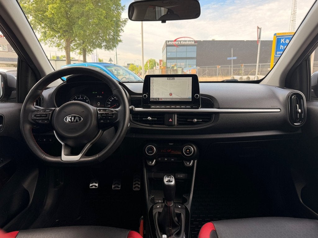 Kia Picanto 1.0 T-GDi GT-Line|Pano|Carplay|Camera|stoelverw, Auto's, Voorwielaandrijving, Gebruikt, Met garantie (alle), 100 pk