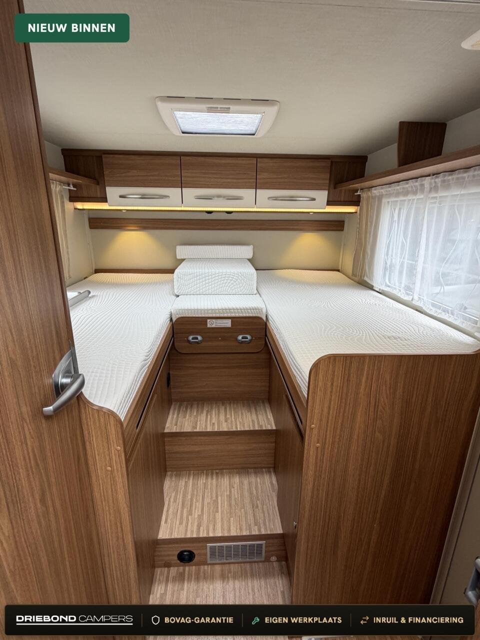 Carado T447 Euro6 Enkele Bedden Luifel Zonnepaneel Bearlock, Airbags, 7 tot 8 meter, Bedrijf, Elektrische ramen