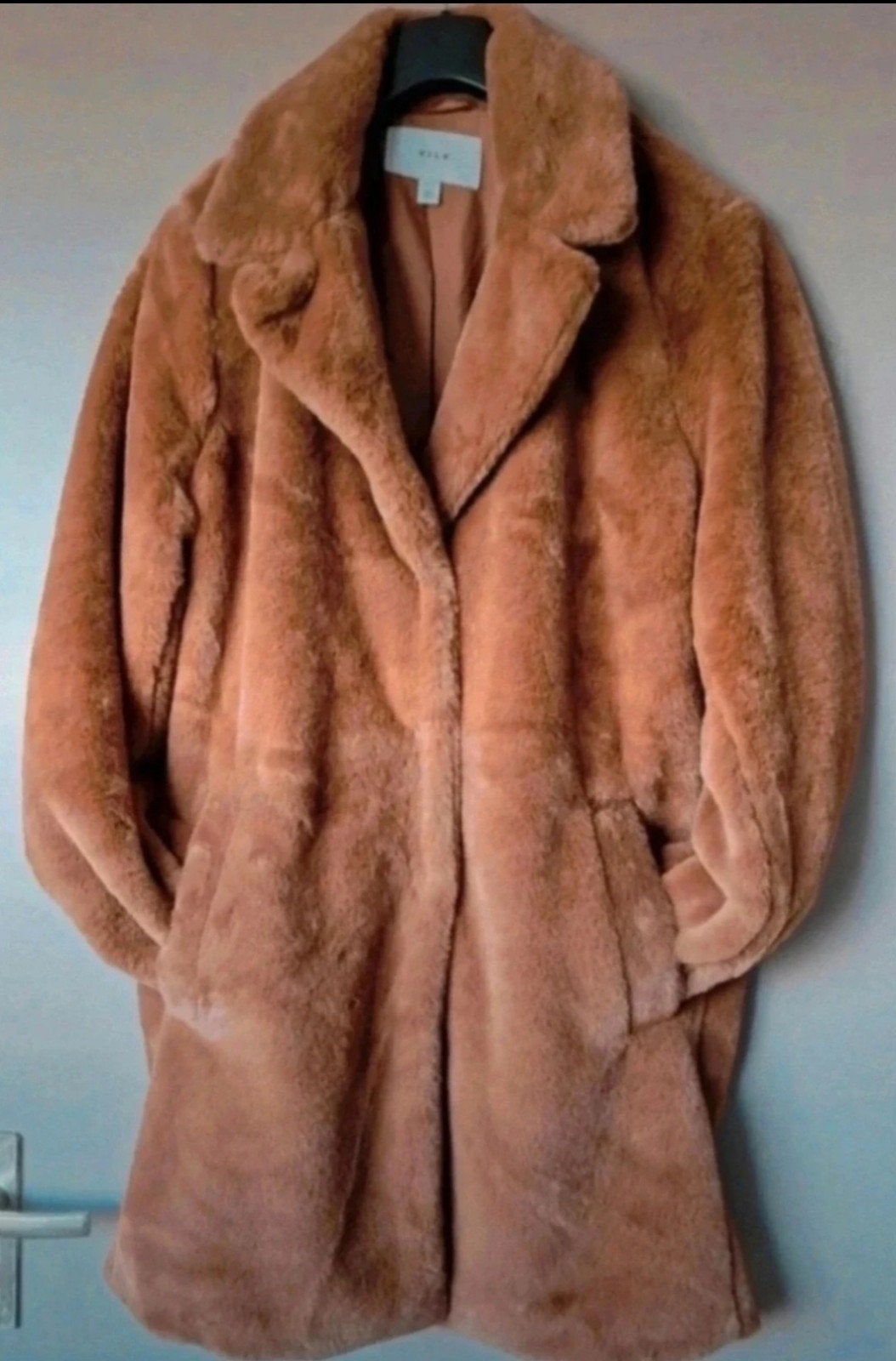 VILA Faux Fur Jas - Maat M (38/40), Maat 38/40 (M), VILA, Bruin, Ophalen of Verzenden
