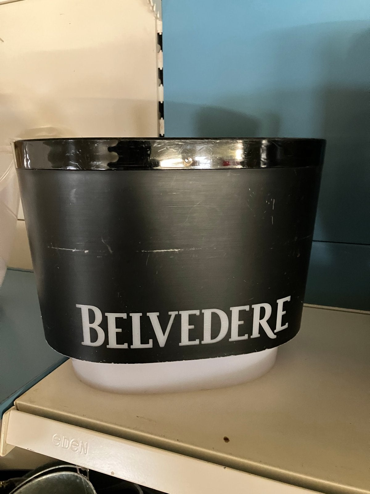 Diverse collectie champagne/wijnkoelers en ijsemmers, Ophalen, Kunststof, Modern, Gebruikt
