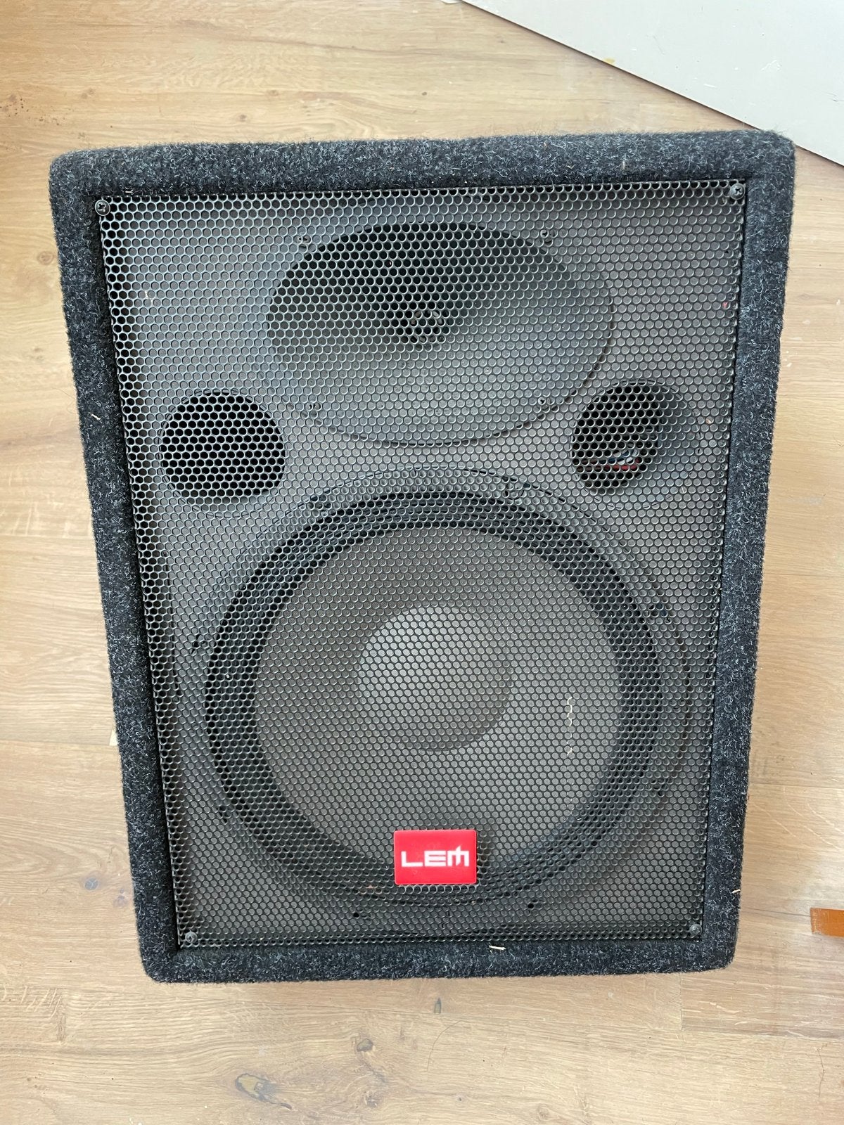 LEM H200MA actieve monitor – 200W – 12”, Ophalen, Gebruikt, Minder dan 500 watt, Monitor(versterker)