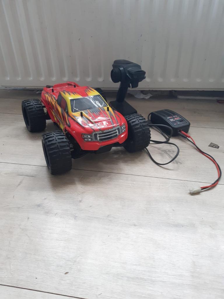 Himoto brushless rtr, Gebruikt, Auto offroad, Schaal 1:10, RTR (Ready to Run)