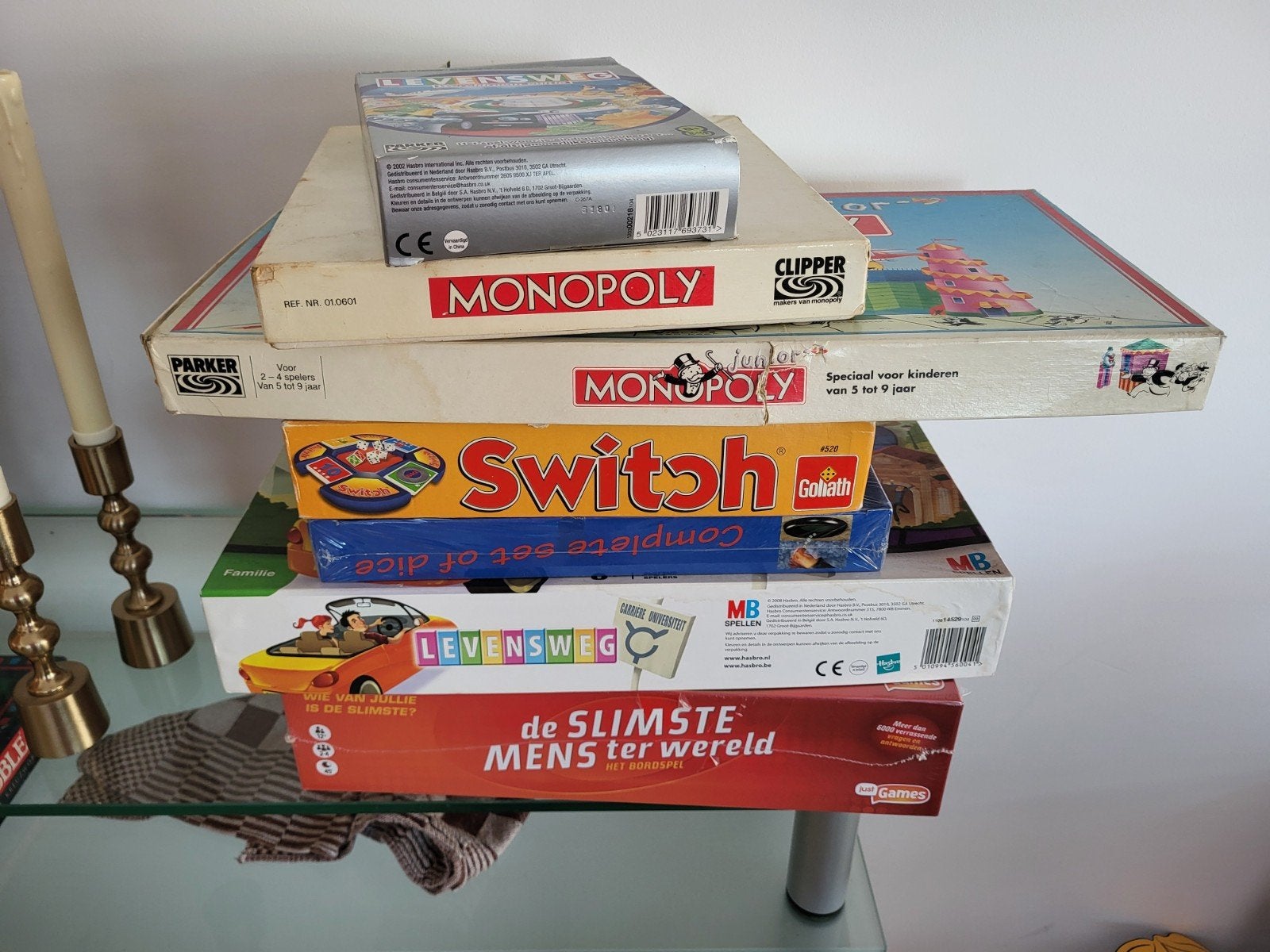Diverse Bordspellen: Levensweg, Monopoly, De Slimste Mens, Hobby en Vrije tijd, Gezelschapsspellen | Bordspellen, Vijf spelers of meer
