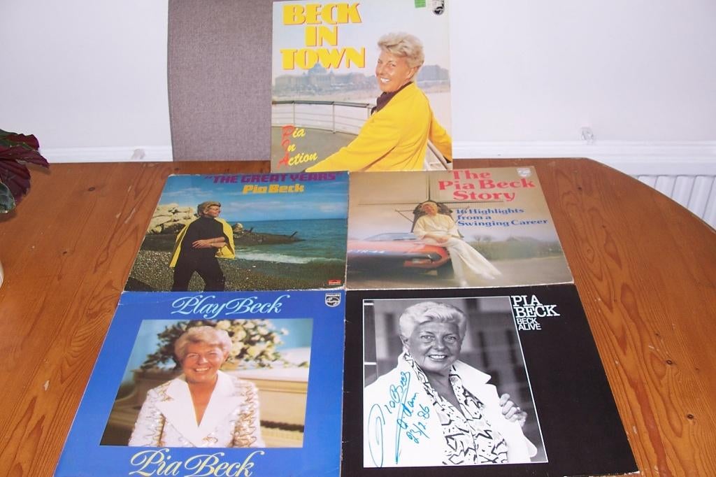 PIA BECK  5 LP'S, Cd's en Dvd's, 1960 tot 1980, Gebruikt, Ophalen of Verzenden, 12 inch