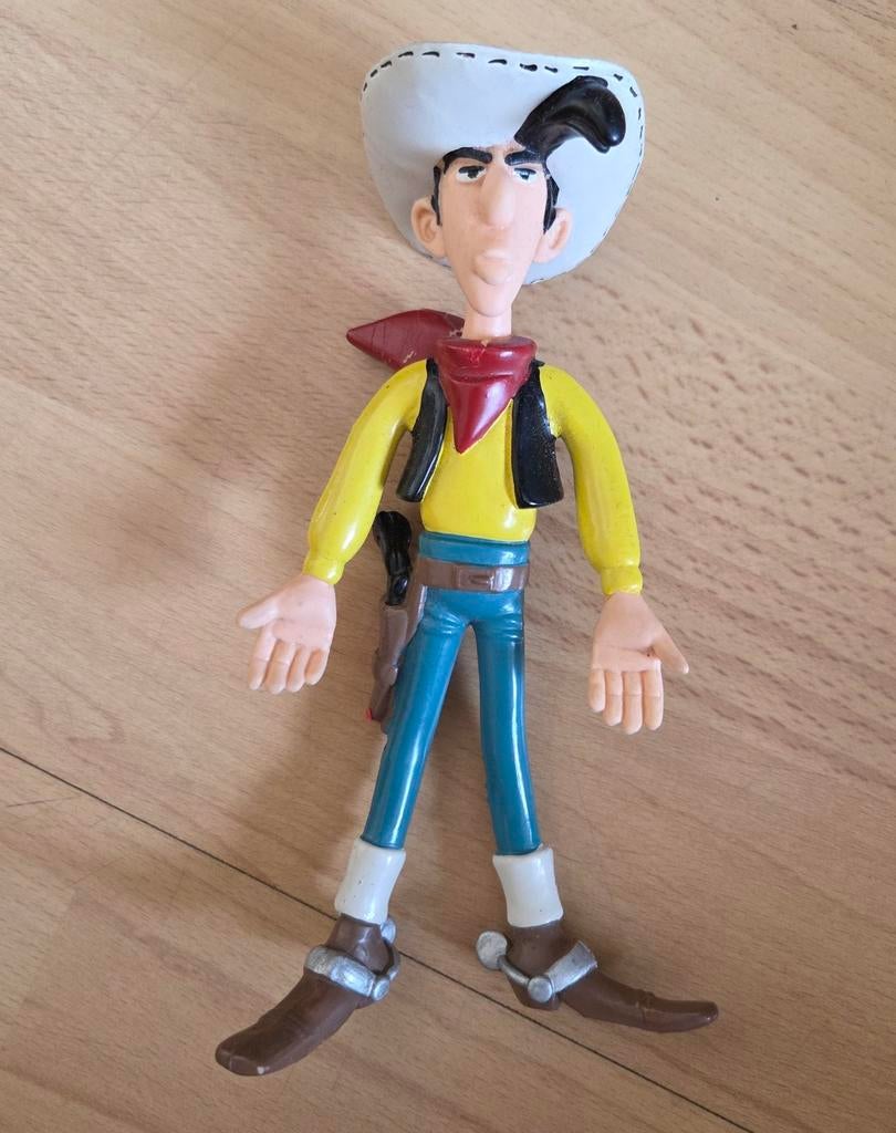 Beweegbaar Figuurtje van Lucky Luke, Verzamelen, Poppetjes en Figuurtjes, Ophalen of Verzenden