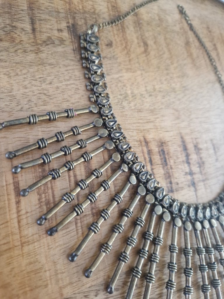 Oude koperen ketting Tibet, Ophalen of Verzenden, Koper, Ketting