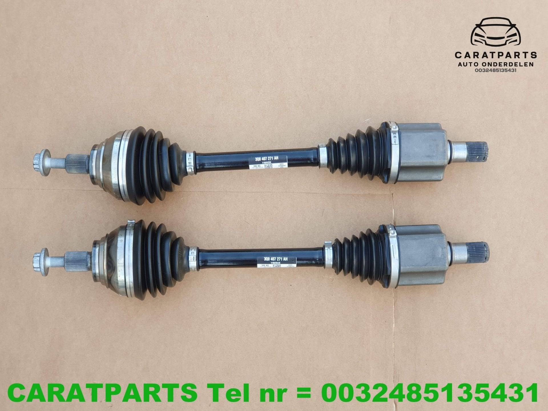 3Q0407271AH Arteon aandrijfas Passat Tiguan Caddy Touran Q3, Auto-onderdelen, Audi, Gebruikt, Volkswagen AG, Berliner Ring 2
38440  Wolfsburg, DE