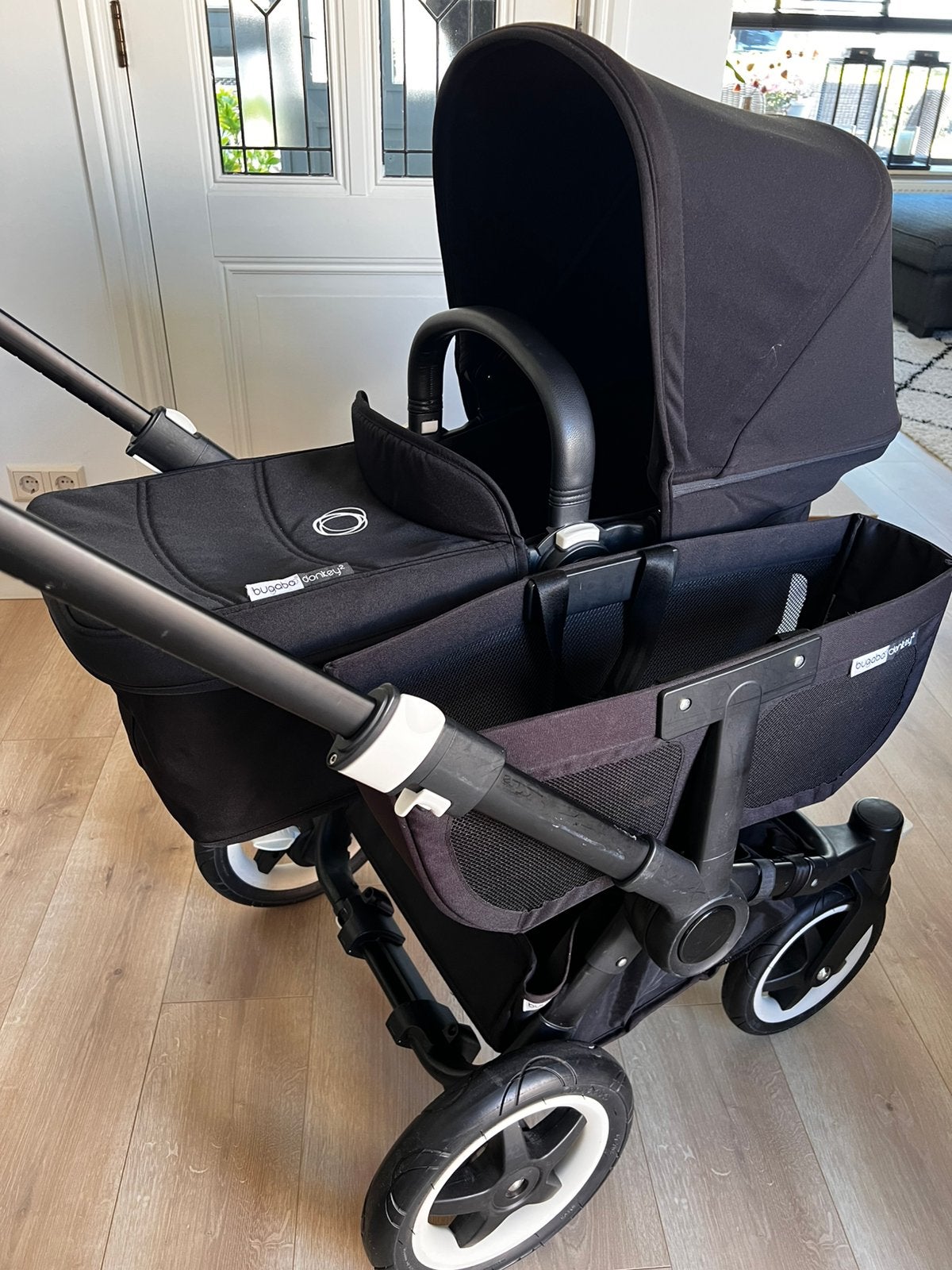 Bugaboo Donkey 2 mono incl. accessoires, Kinderen en Baby's, Kinderwagens en Combinaties, Ophalen, Zo goed als nieuw, Bugaboo