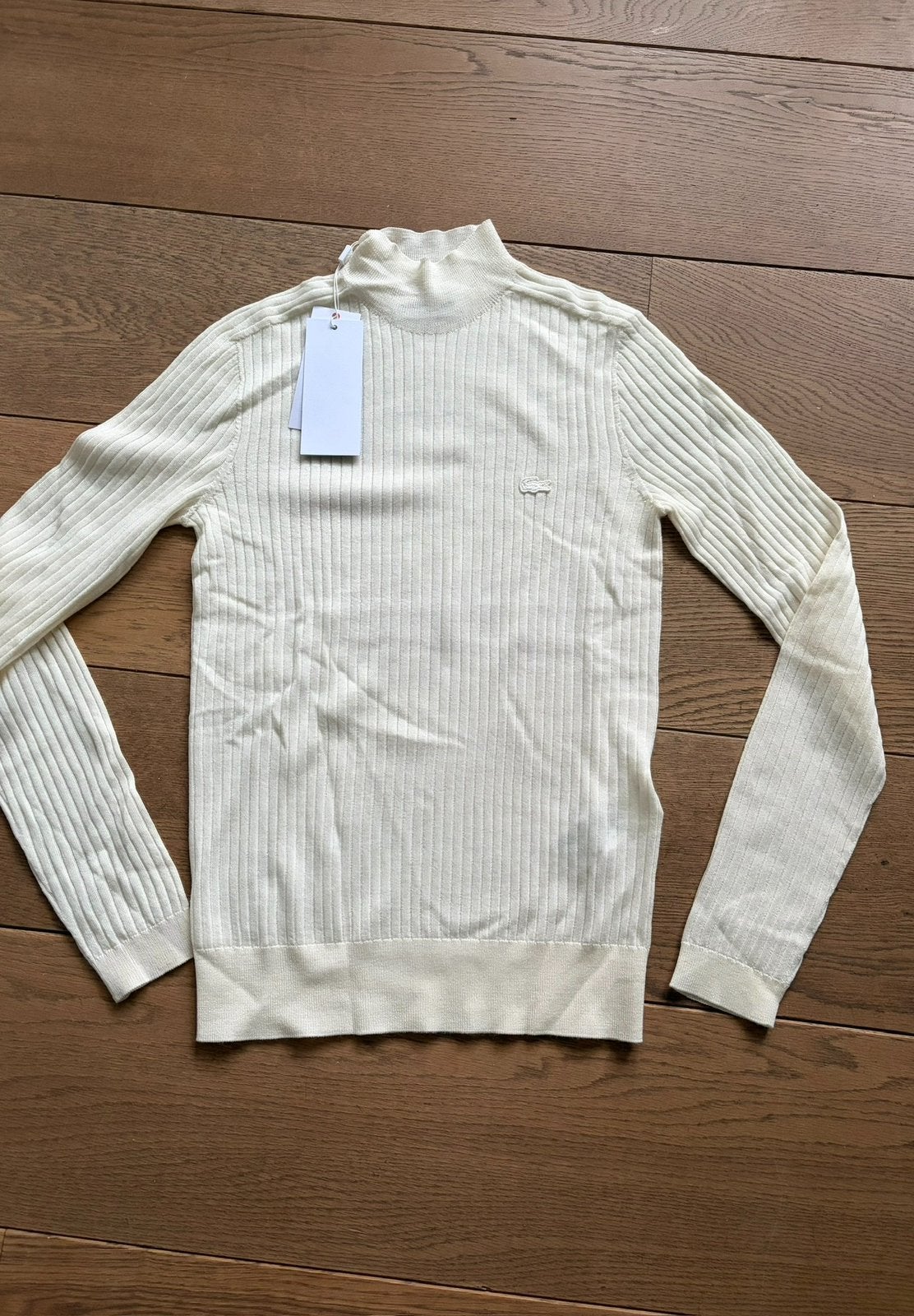 Merino wollen truitje met lange mouwen Lacoste, Kleding | Dames, Overige kleuren, Nieuw, Ophalen of Verzenden, Lange mouw