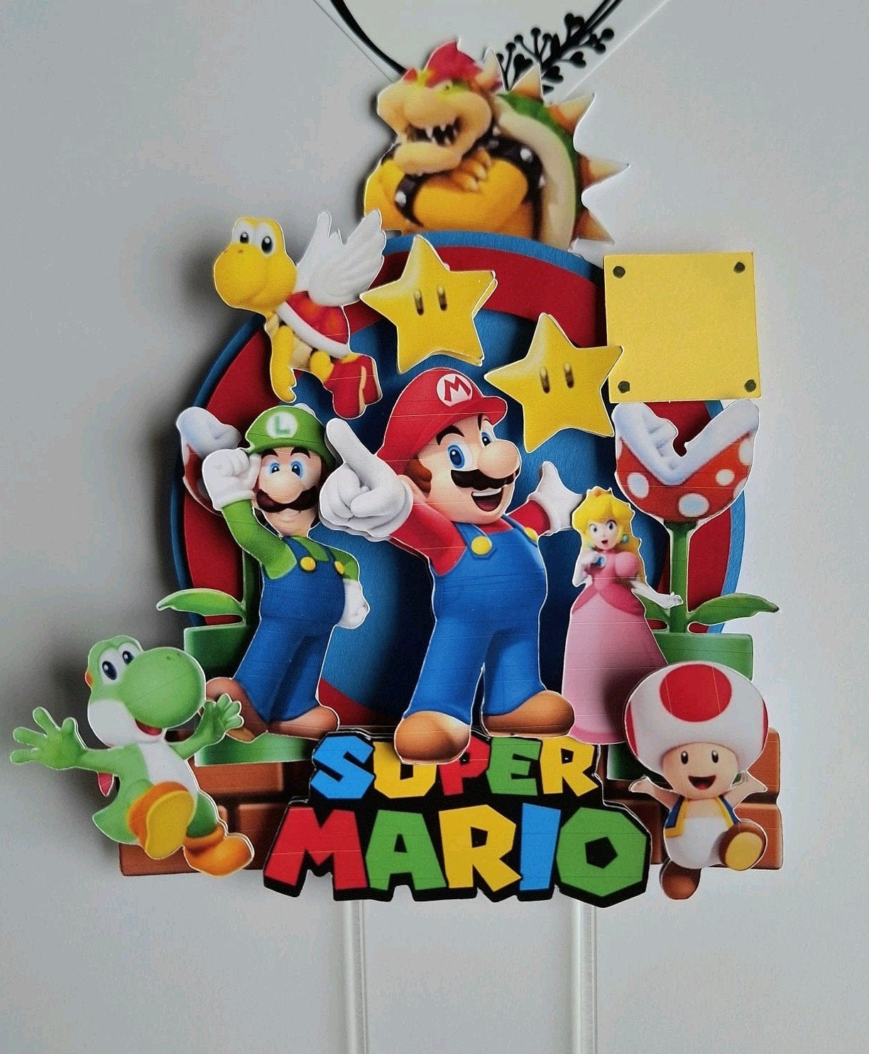 Taarttoppers/Stekers game thema 2D/3D gemaakt op bestelling, Hobby en Vrije tijd, Ophalen of Verzenden, Nieuw, Taarten, Versiering
