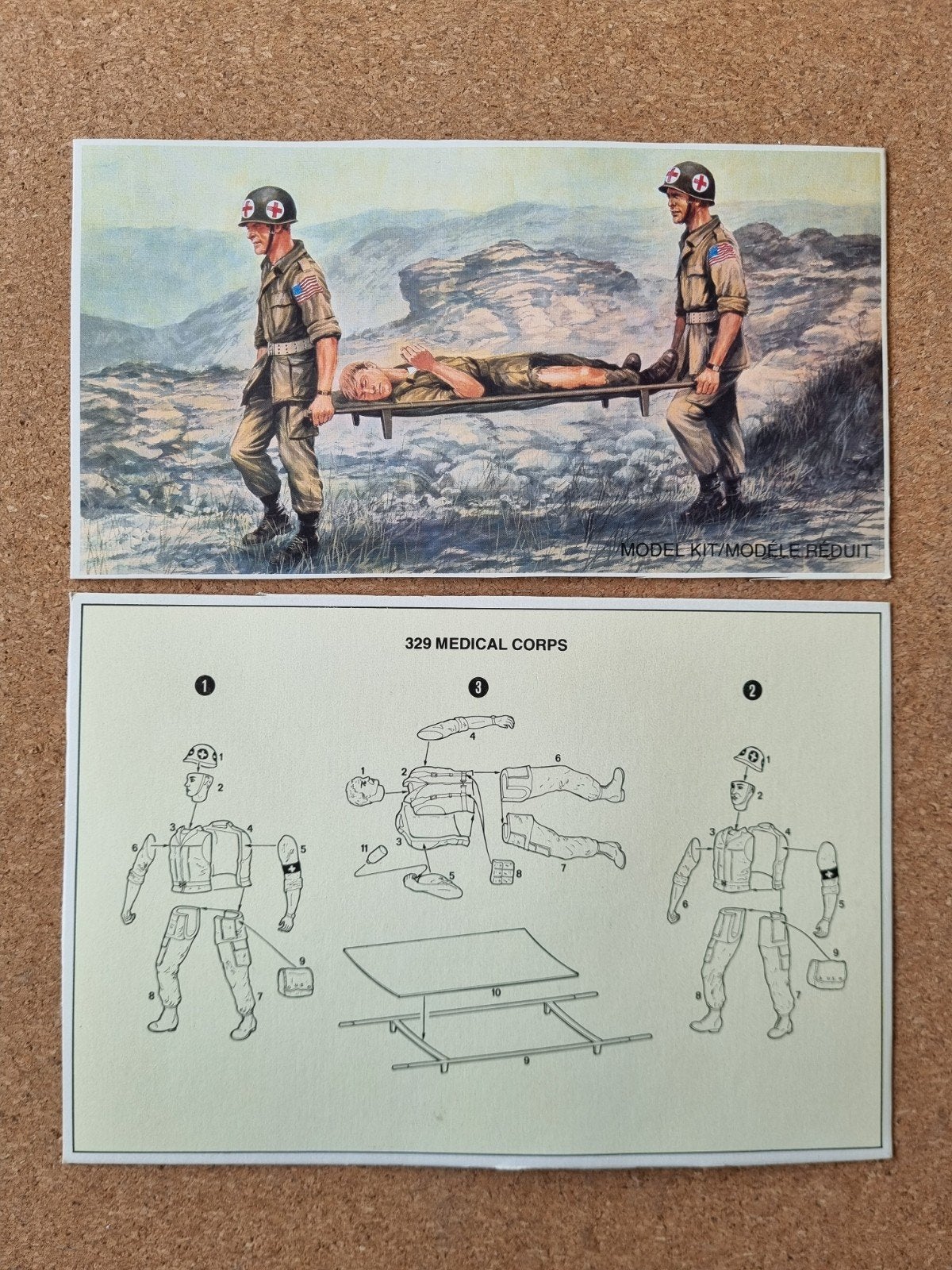 Italeri 329 medical corps 1:35 zonder doos, Ophalen of Verzenden, 1:35 tot 1:50, Figuur of Figuren, Italeri