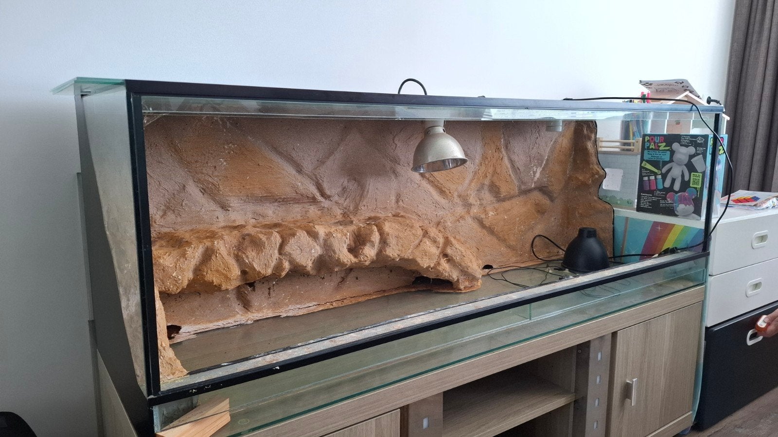 Terrarium 150x50x50, Ophalen, Gebruikt, Terrarium of Paludarium
